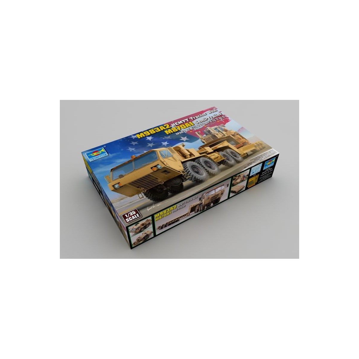 M983A2 HEMTT avec semi-remorque M870A1 1/35 Trumpeter Trumpeter TR01055 - 2