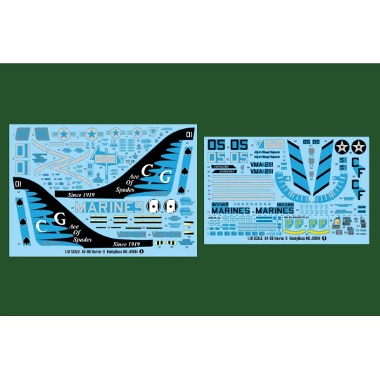 AV-8B Harrier II 1/18 Hobby Boss Hobby Boss HB81804 - 3 HB81804-AV-8B Harrier II 1/18 Hobby Boss - HB81804