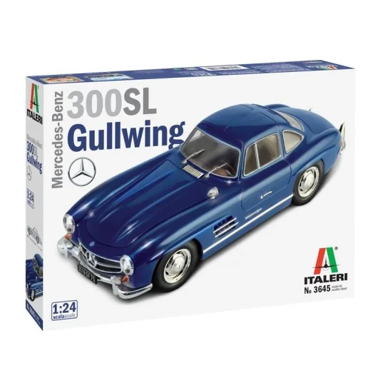 Mercedes Benz 300 SL Gull Wing 1/24 Italeri Italeri I3645 - 2 I3645-Mercedes Benz 300 SL Gull Wing 1/24 Italeri - I3645