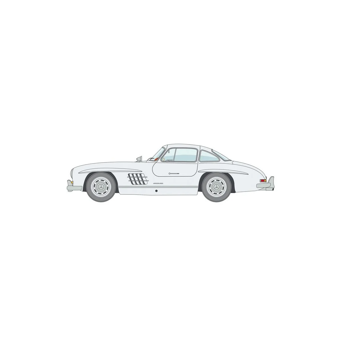 Mercedes Benz 300 SL Gull Wing 1/24 Italeri Italeri I3645 - 4