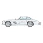 I3645-Mercedes Benz 300 SL Gull Wing 1/24 Italeri - I3645