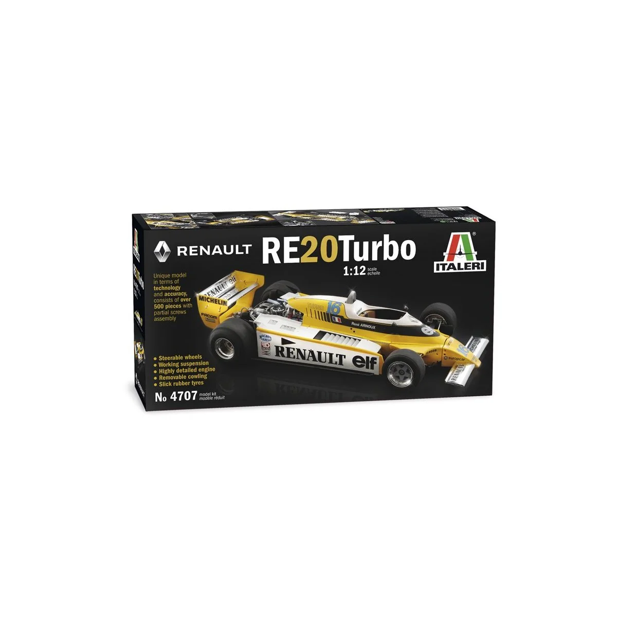 Renault RE20 Turbo 1/12 Italeri Italeri I4707 - 2 Renault RE20 Turbo 1/12 Italeri Italeri I4707 - 2