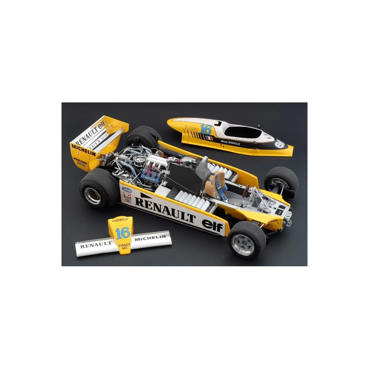 Renault RE20 Turbo 1/12 Italeri Italeri I4707 - 10 Renault RE20 Turbo 1/12 Italeri Italeri I4707 - 10
