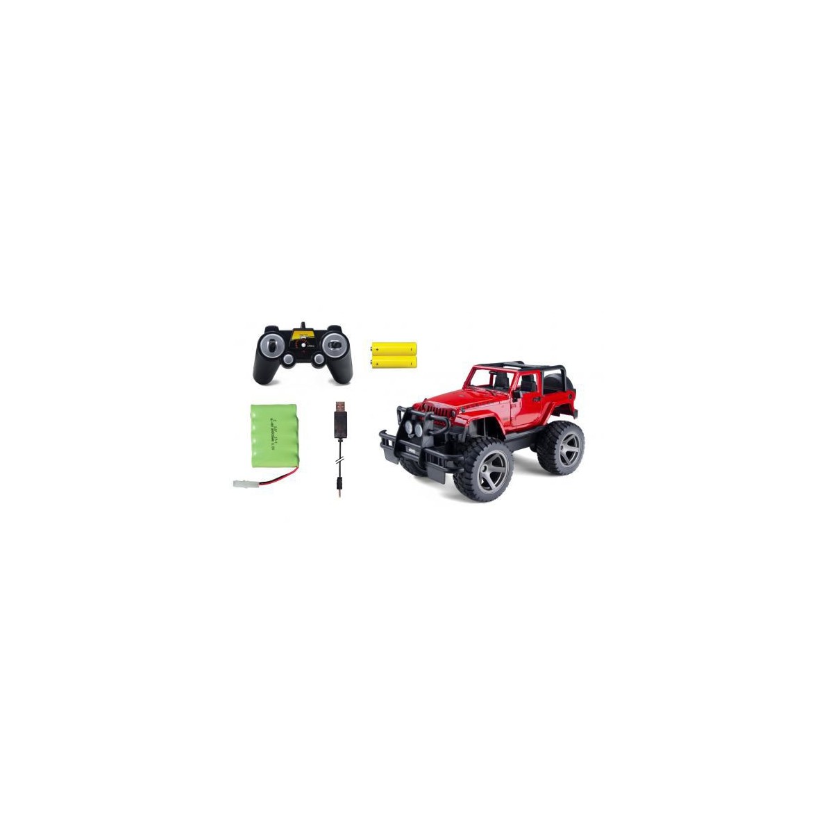 Jeep Wrangler red 2.4Ghz 1/14 RTR Siva Siva SV-50540 - 6