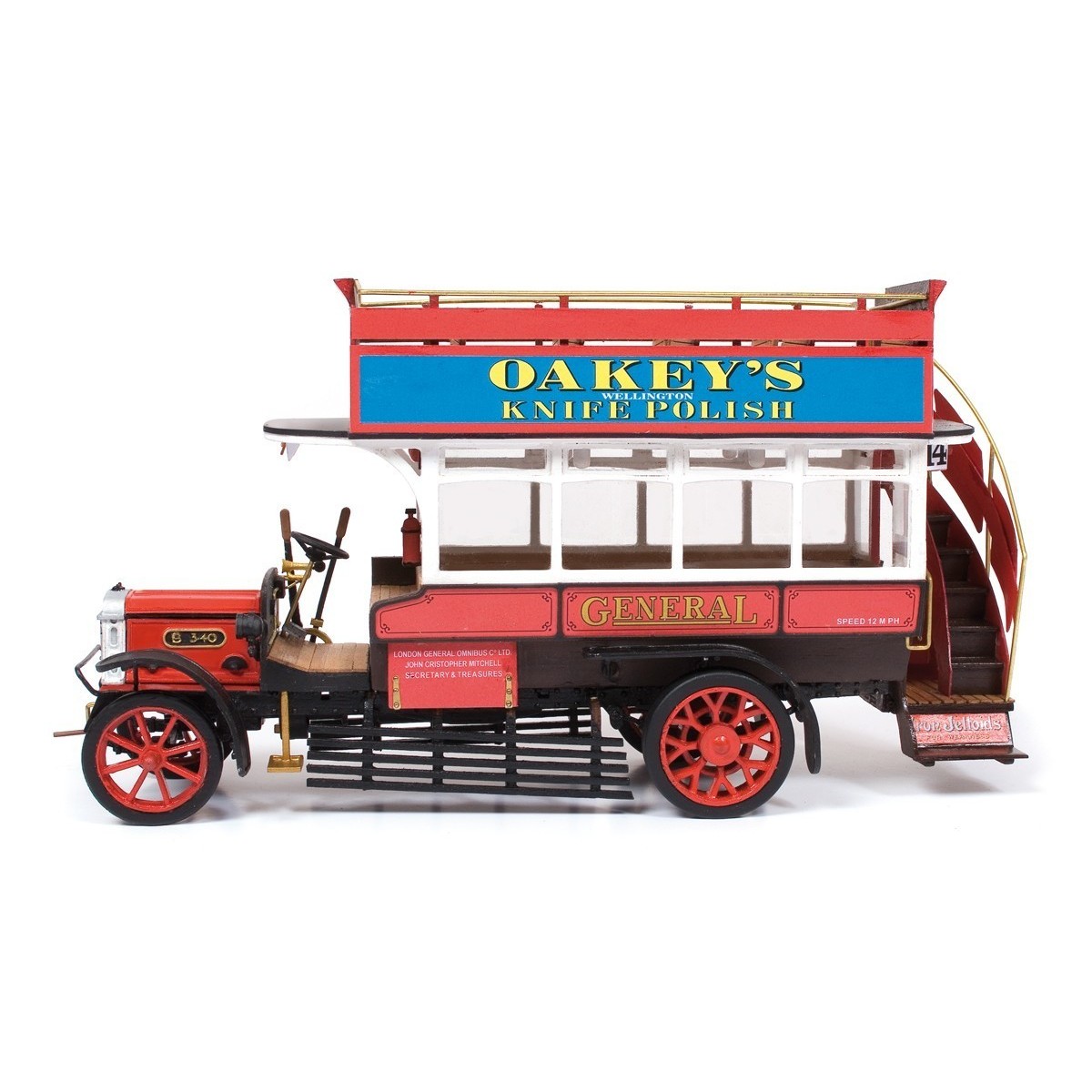 Bus Type-B AEC 1/24 ocCre metal wood construction kit - 57000