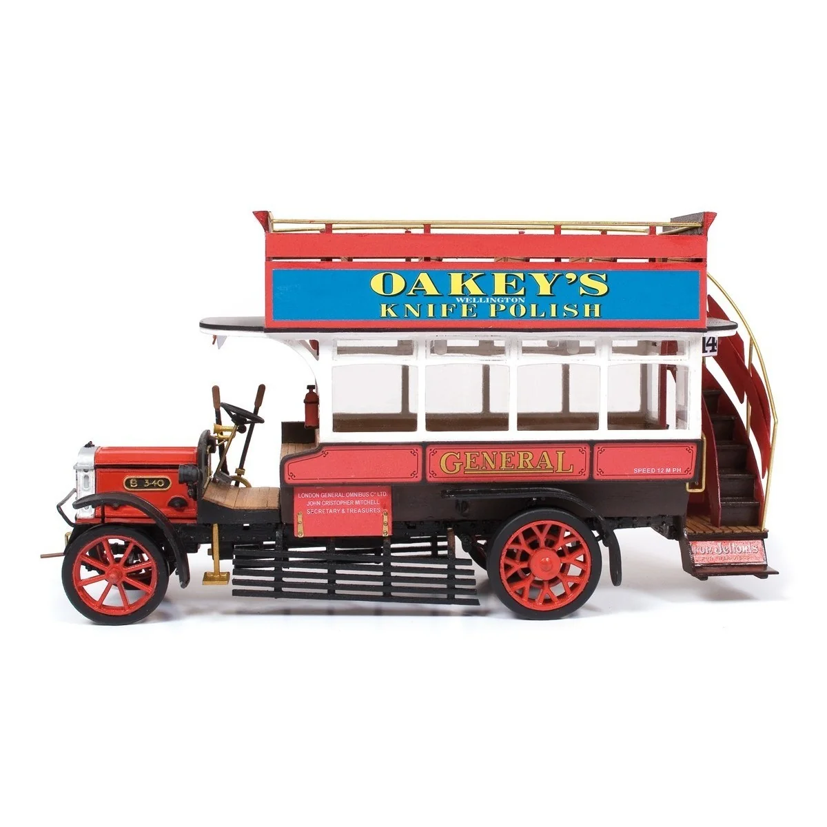OcCre 57000 Bus Type-B AEC 1/24 scale wood and metal construction k... OcCre 57000 Bus Type-B AEC 1/24 scale wood and metal construction k...