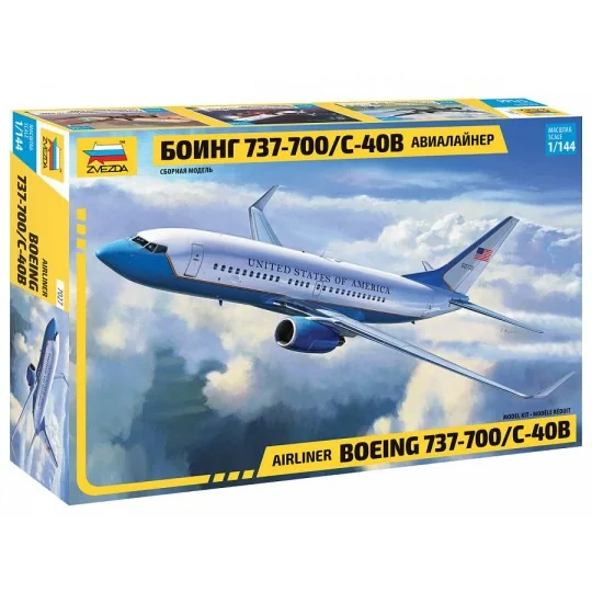 Boeing 737-700 / C-40B 1/144 Zvezda Zvezda Z7027 - 1 Z7027-Boeing 737-700 / C-40B 1/144 Zvezda - Z7027