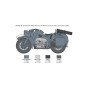 Sidecar Zondapp KS 750 1/9 Italeri Italeri I7406 - 4 I7406-Sidecar Zondapp KS 750 1/9 Italeri - I7406