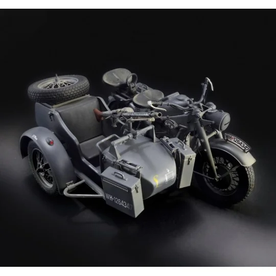 Sidecar Zondapp KS 750 1/9 Italeri Italeri I7406 - 8 I7406-Sidecar Zondapp KS 750 1/9 Italeri - I7406