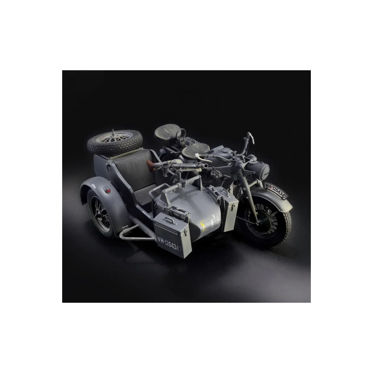 Sidecar Zondapp KS 750 1/9 Italeri Italeri I7406 - 8 Sidecar Zondapp KS 750 1/9 Italeri Italeri I7406 - 8