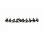 S045372916-Vis Tole Inox Tête Bombée Pozi M2.9x16 A2Pro - S045372916
