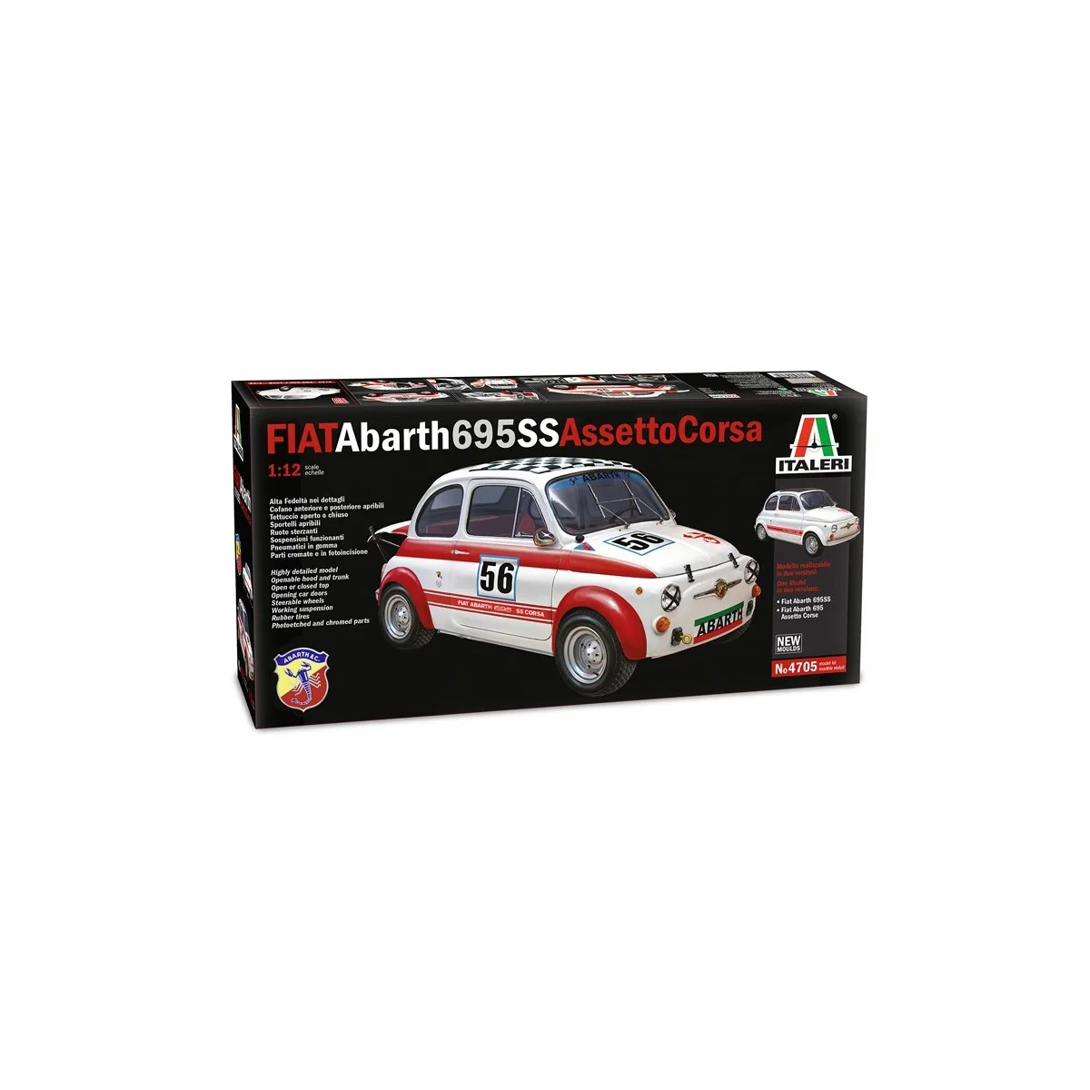 Fiat Abarth 695SS Assetto Corsa 1/12 Italeri Italeri I4705 - 2