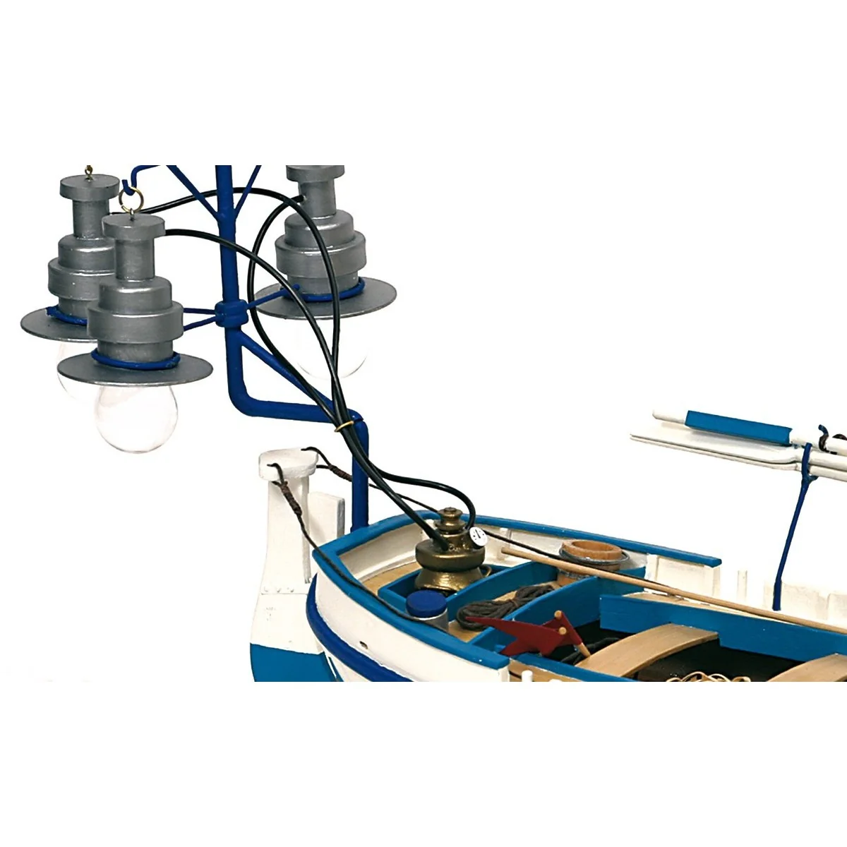 Boat boat Canoe of Light 1/15 kit construction wood OcCre OcCre 52002 - 5