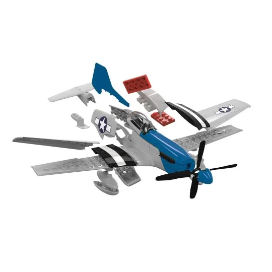 D-Day P-51D Mustang - Quick Build Airfix Airfix J6046 - 3 J6046-D-Day P-51D Mustang - QuickBuild Airfix - J6046