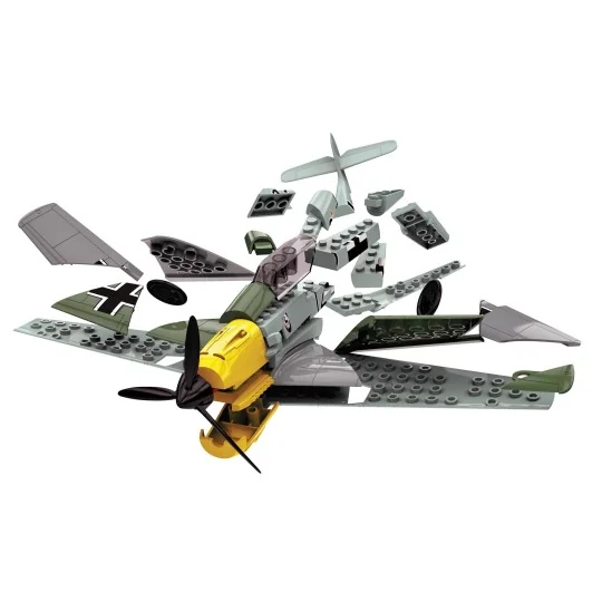 Messerschmitt BF109th - Quick Build Airfix Airfix J6001 - 5 J6001-Messerschmitt BF109th - QuickBuild Airfix - J6001