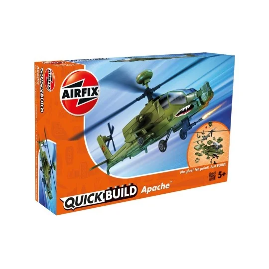 Apache Helicopter - Quick Build Airfix Airfix J6004 - 1 J6004-Apache Helicopter - QuickBuild Airfix - J6004