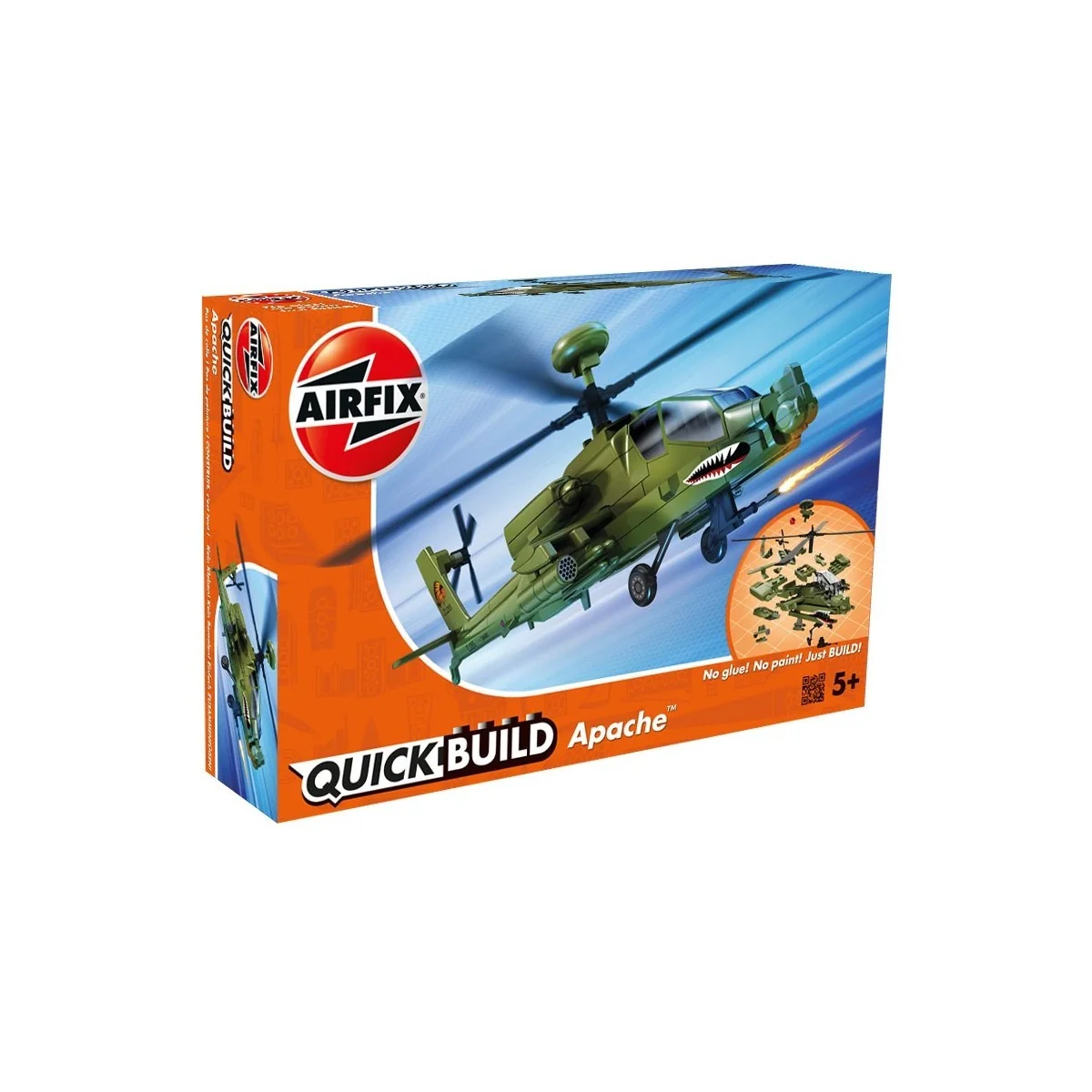Hélicoptère Apache - Quick Build Airfix Airfix J6004 - 1 Hélicoptère Apache - Quick Build Airfix Airfix J6004 - 1