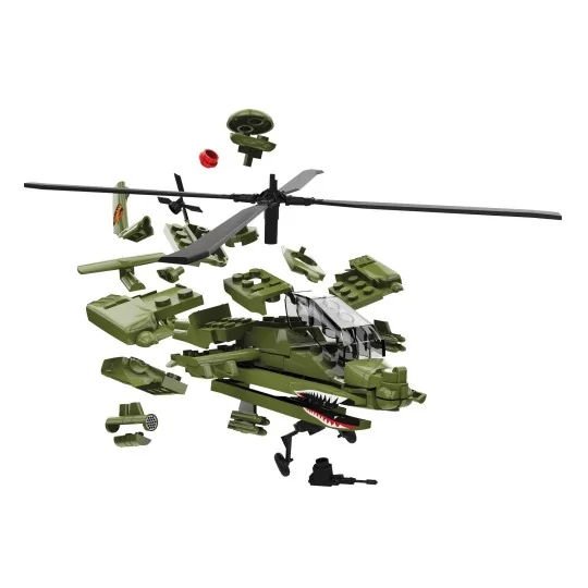 Hélicoptère Apache - Quick Build Airfix Airfix J6004 - 7 J6004-Hélicoptère Apache - QuickBuild Airfix - J6004