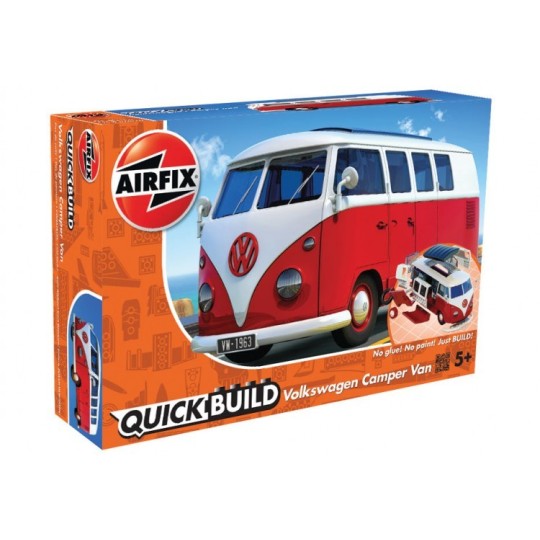 J6017-Volkswagen Van camping-car - Quick Build Airfix