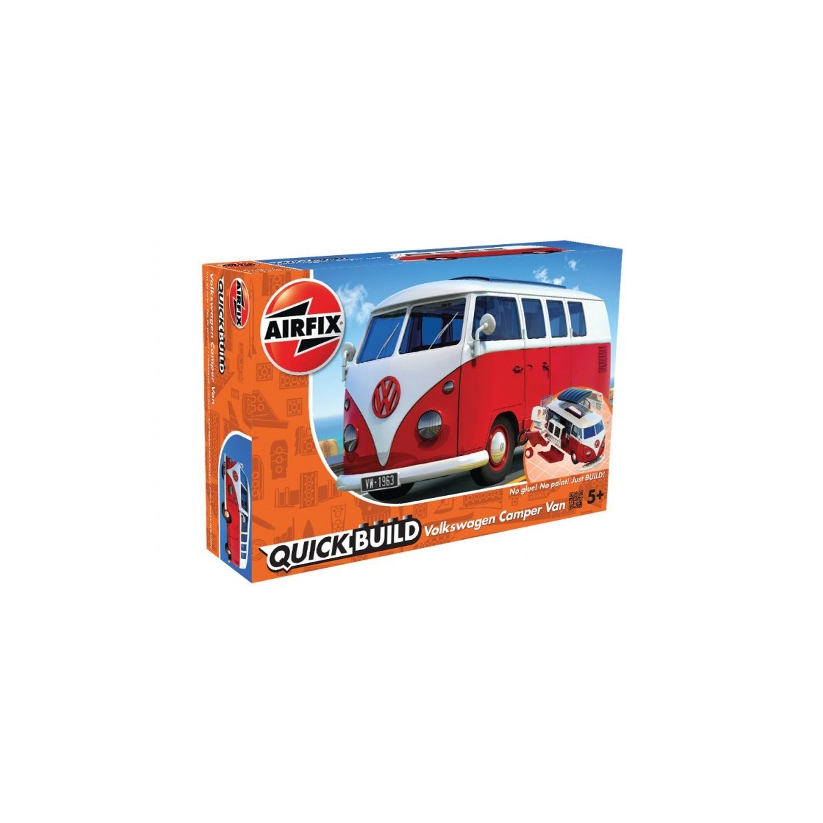 Volkswagen Van camping-car - Quick Build Airfix Airfix J6017 - 1