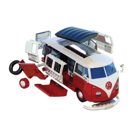 J6017-Volkswagen Van camping-car - Quick Build Airfix
