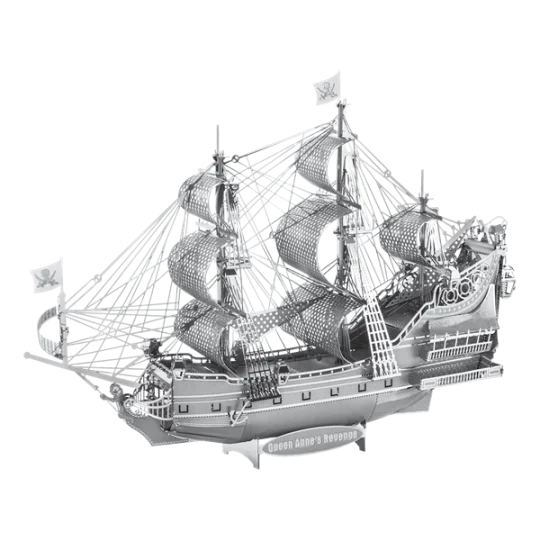 ICX009-Iconx bateau Qeen Anne's Revenge Metal Earth