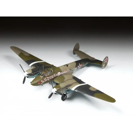 Z7283-Russian Bomber Petlyakov Pe-2 1:72 Zvezda