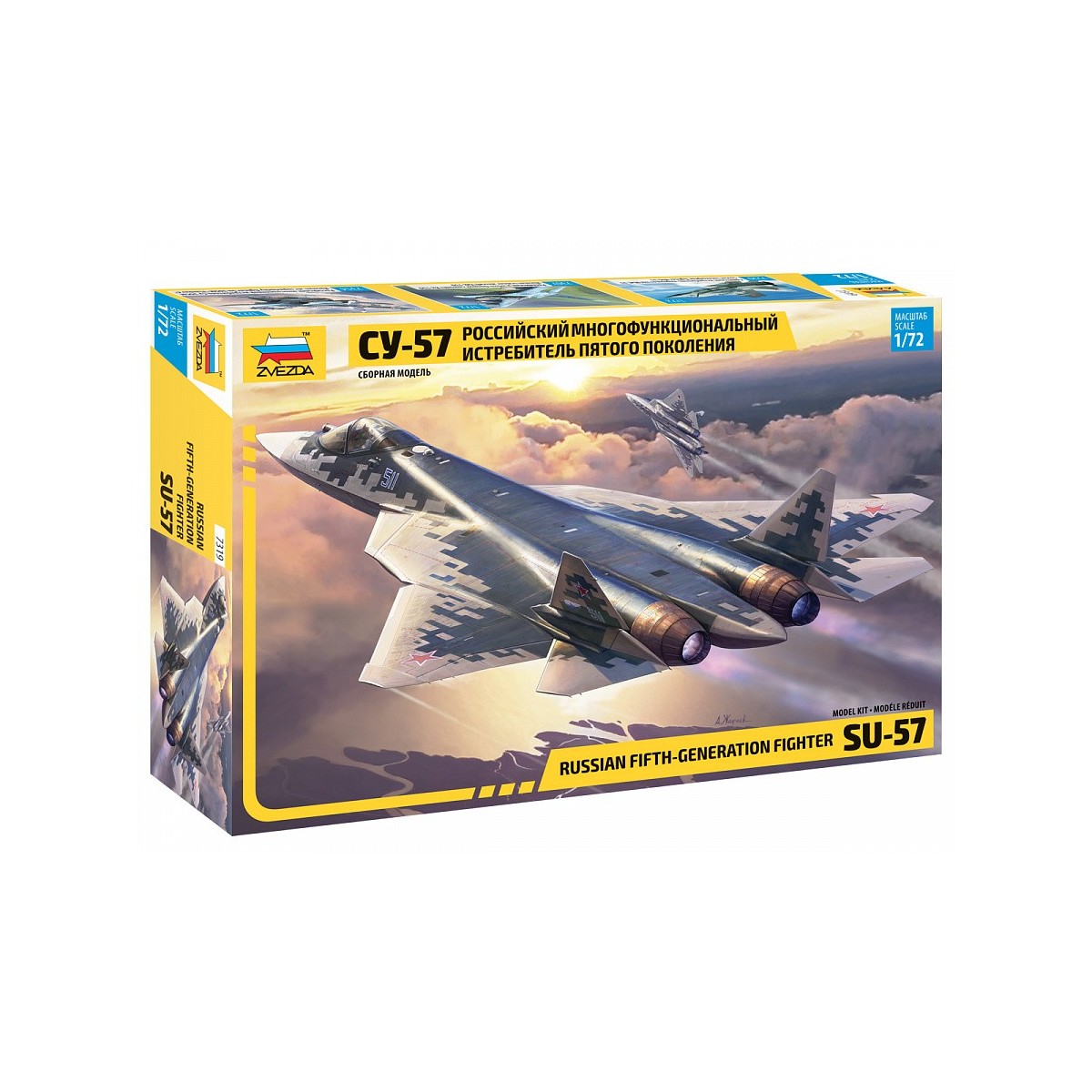 Sukhoi Su-57 1:72 Zvezda Fighter Zvezda Z7319 - 1
