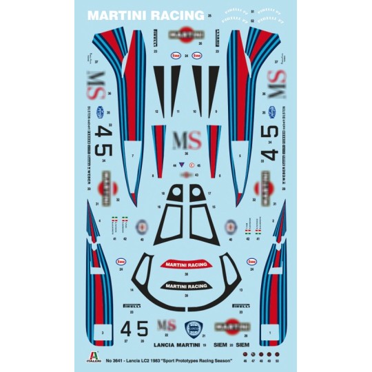 I3641-Lancia LC2 1/24 Italeri