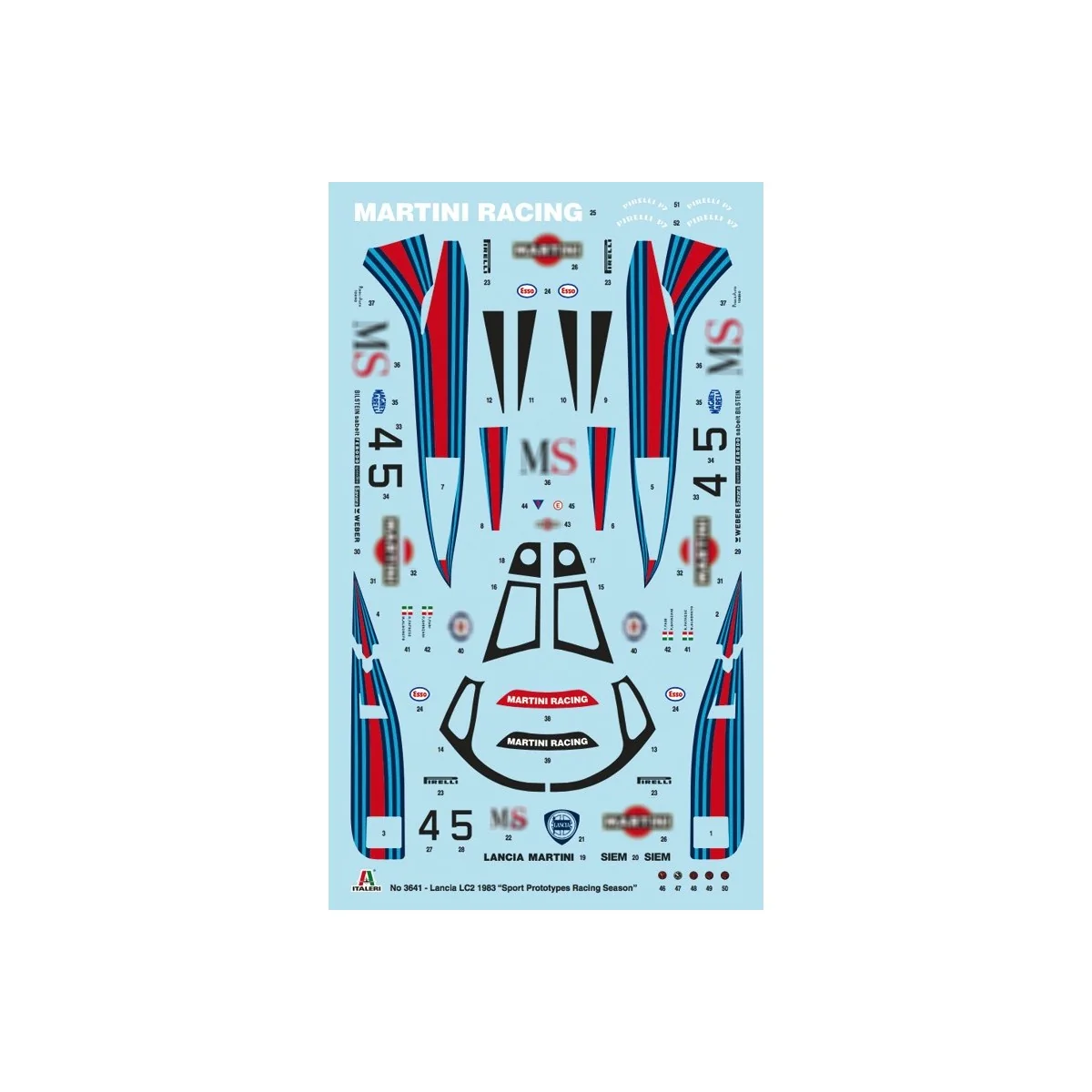 Lancia LC2 1/24 Italeri Italeri I3641 - 3