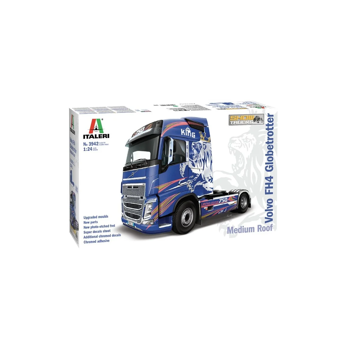 Volvo FH4 Globetrotter toit médium 1/24 Italeri Italeri I3942 - 2 Volvo FH4 Globetrotter toit médium 1/24 Italeri Italeri I3942 - 2