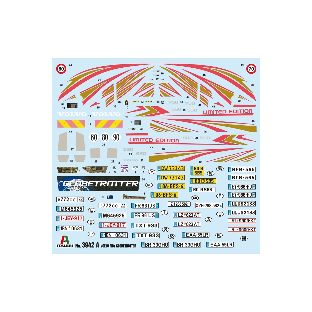 Volvo FH4 Globetrotter medium roof 1/24 Italeri Italeri I3942 - 3