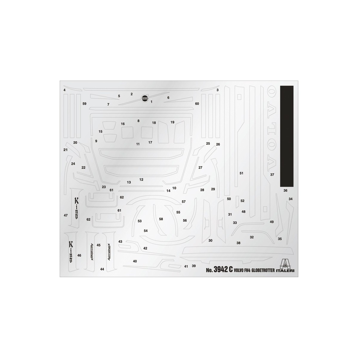 Volvo FH4 Globetrotter toit médium 1/24 Italeri Italeri I3942 - 5