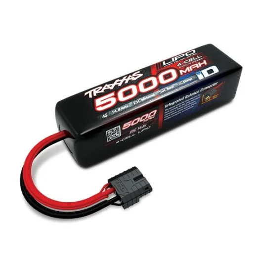 TRX-2889X-LiPo 4S 14.8V 5000mAh long 25C ID Traxxas