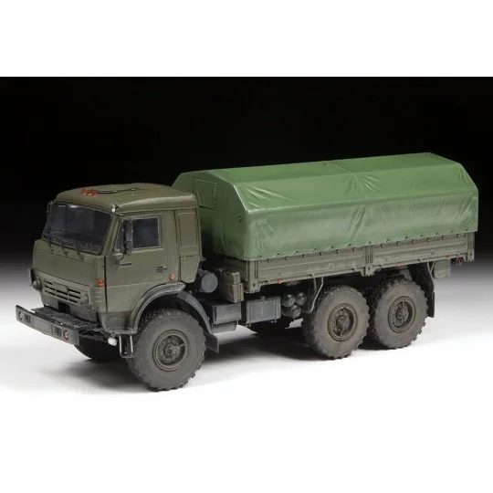 Z3697-Kamaz K-5350 3 axle 1/35 Zvezda - Z3697