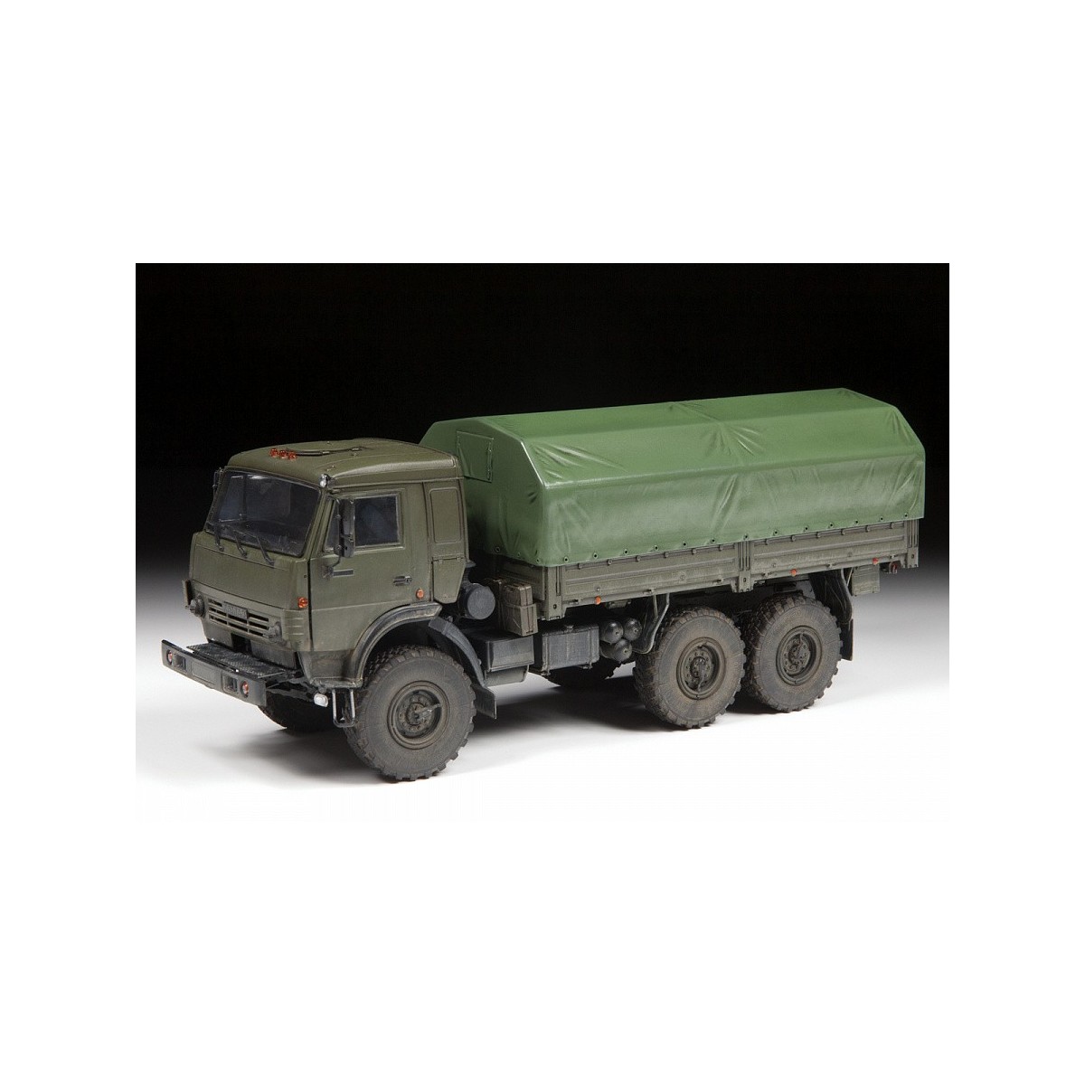 Camion Kamaz K-5350 3 essieux 1/35 Zvezda Zvezda Z3697 - 3