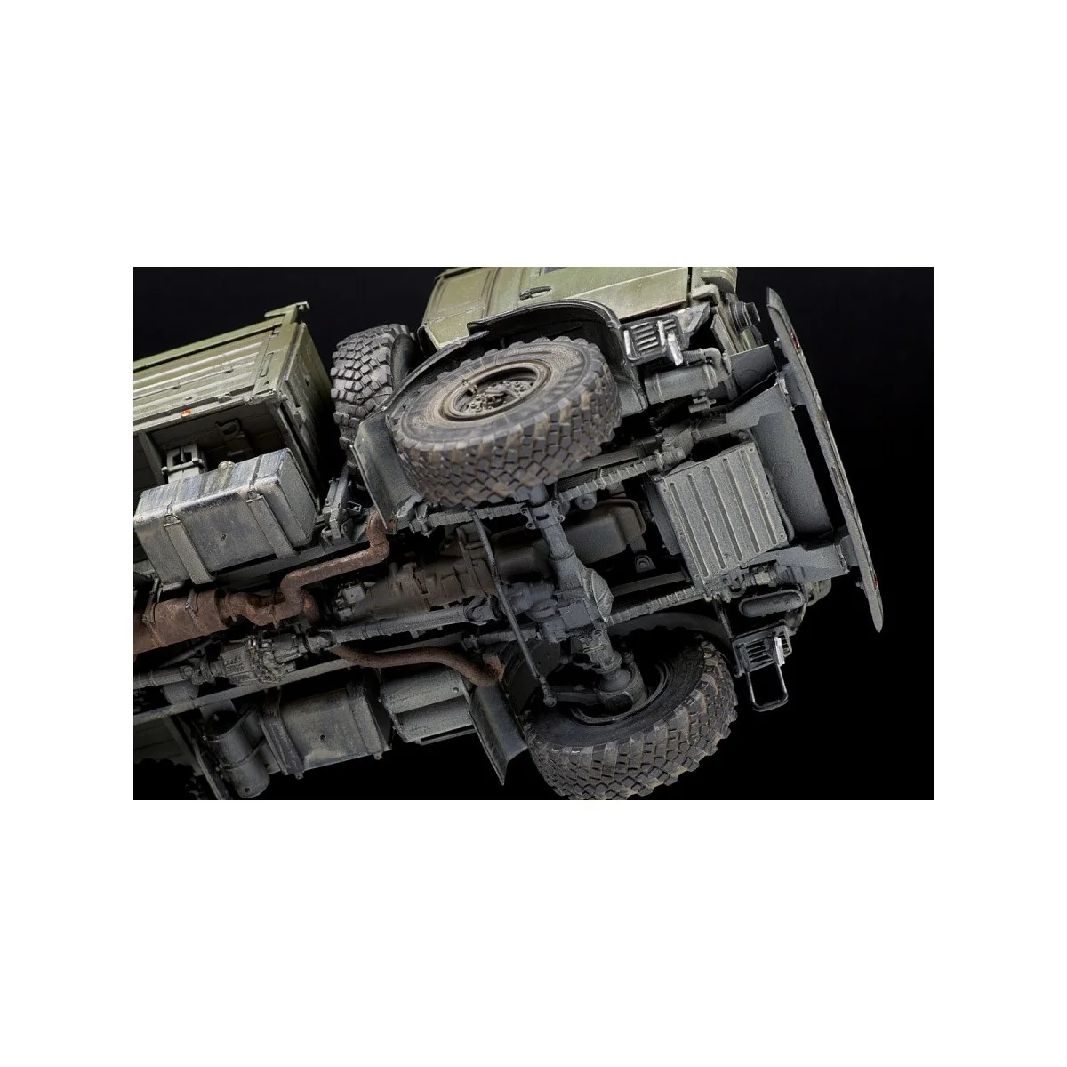 Camion Kamaz K-5350 3 essieux 1/35 Zvezda Zvezda Z3697 - 6