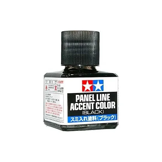 87131-Jus de finition Enamel Noir Tamiya