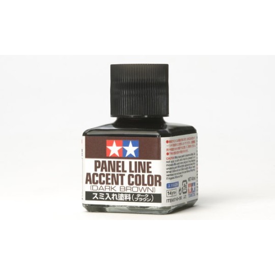 87140-Jus de finition Enamel Brun Foncé Tamiya - 87140