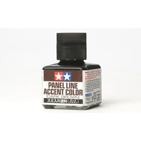 87140-Jus de finition Enamel Brun Foncé Tamiya - 87140