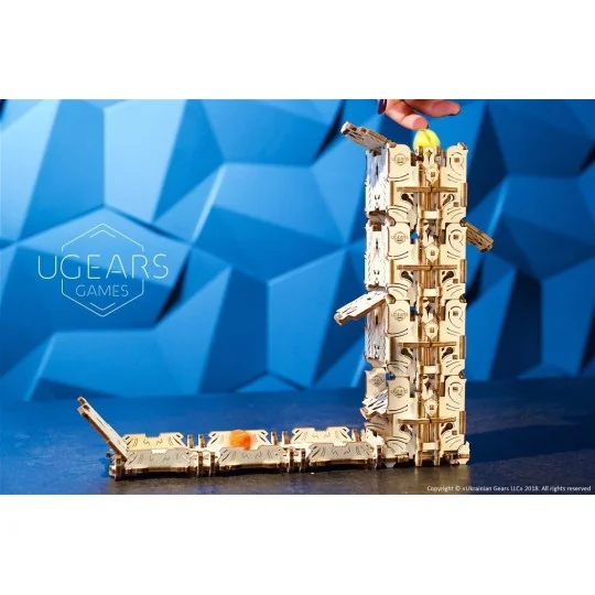 UG-70069-UGEARS 3D wood dice tower