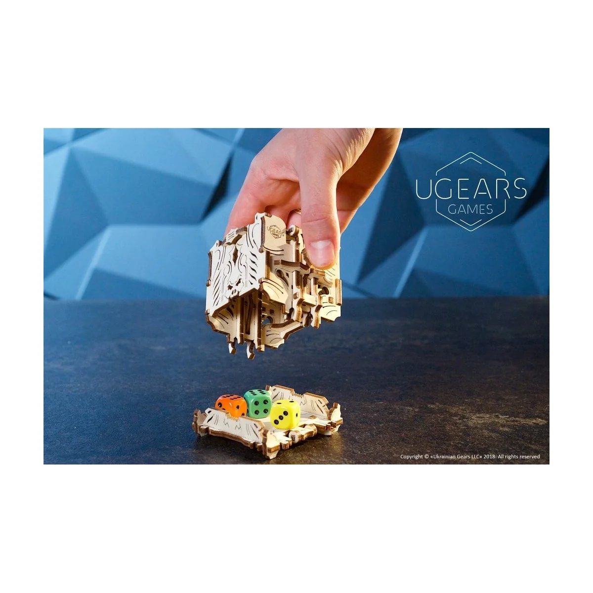 UGEARS 3D wood dice tower UGEARS UG-70069 - 2