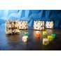 UG-70069-UGEARS 3D wood dice tower - UG-70069