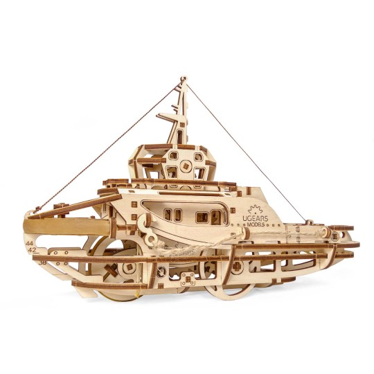UG-70078-UGEARS 3D wood tugboat