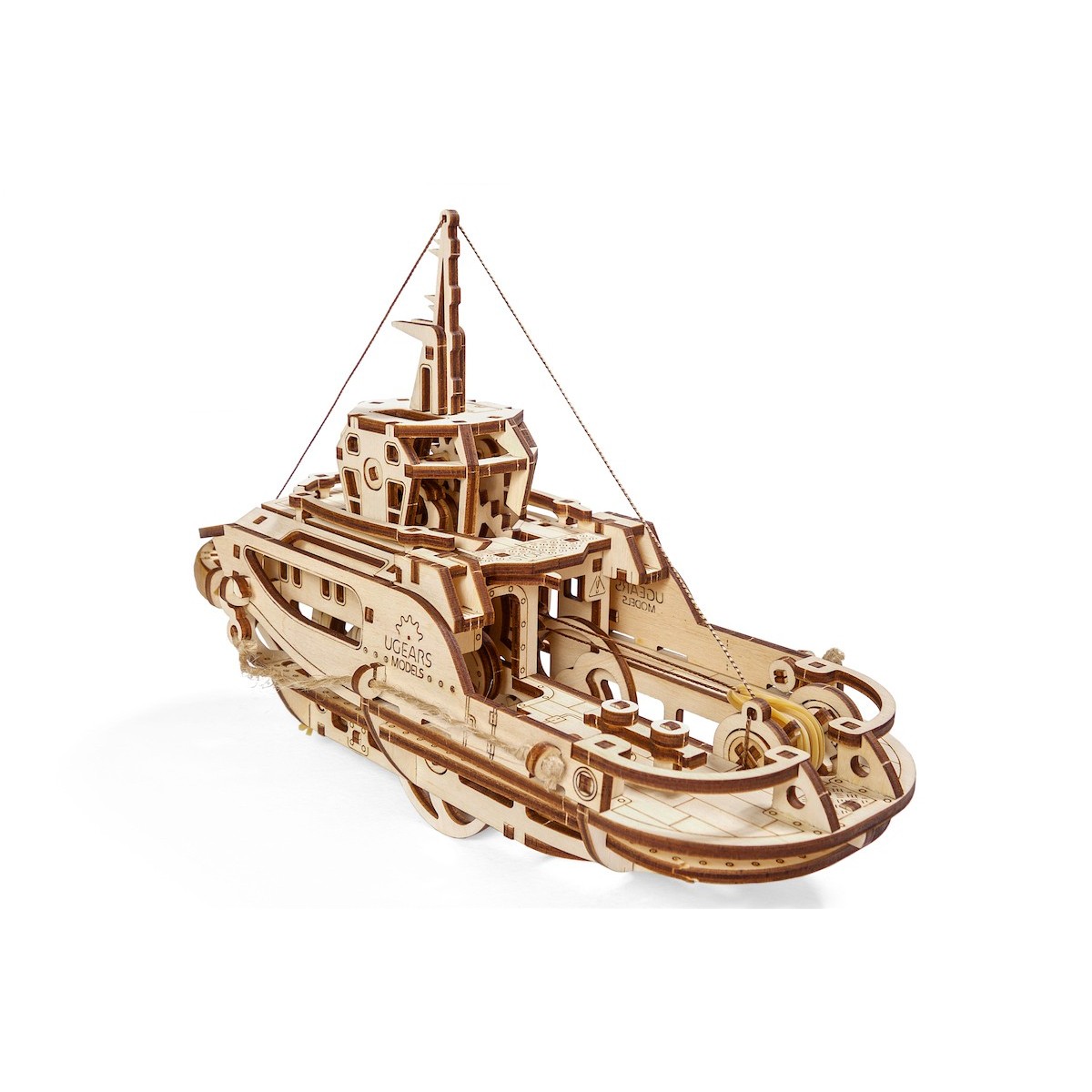 UGEARS 3D wood tugboat UGEARS UG-70078 - 4