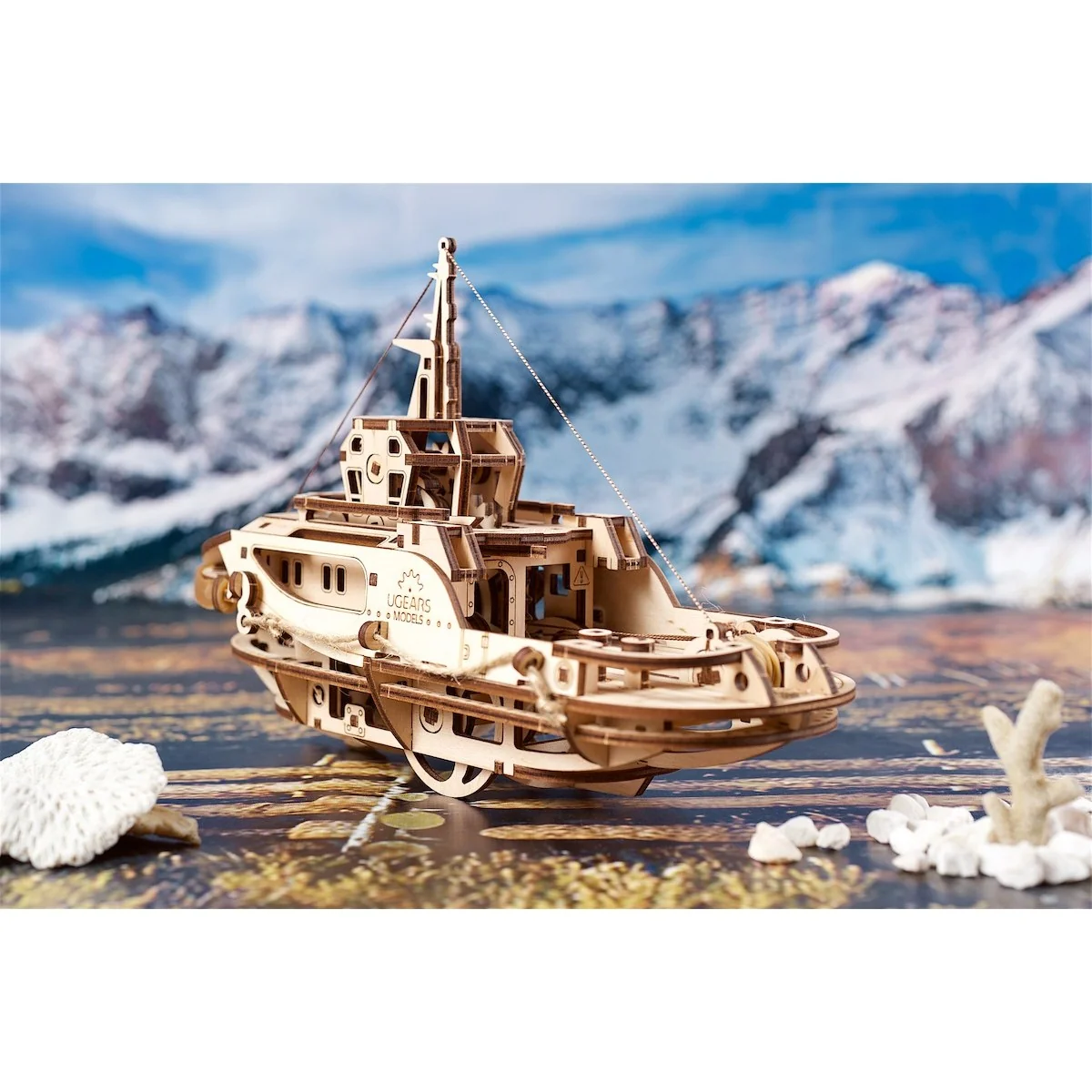 Bâteau remorqueur 3D bois UGEARS UGEARS UG-70078 - 6 Bâteau remorqueur 3D bois UGEARS UGEARS UG-70078 - 6