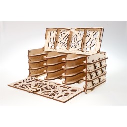 Coffret à cartes 3D bois UGEARS UGEARS UG-70068 - 1