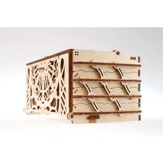 UG-70068-UGEARS wood 3D card box - UG-70068