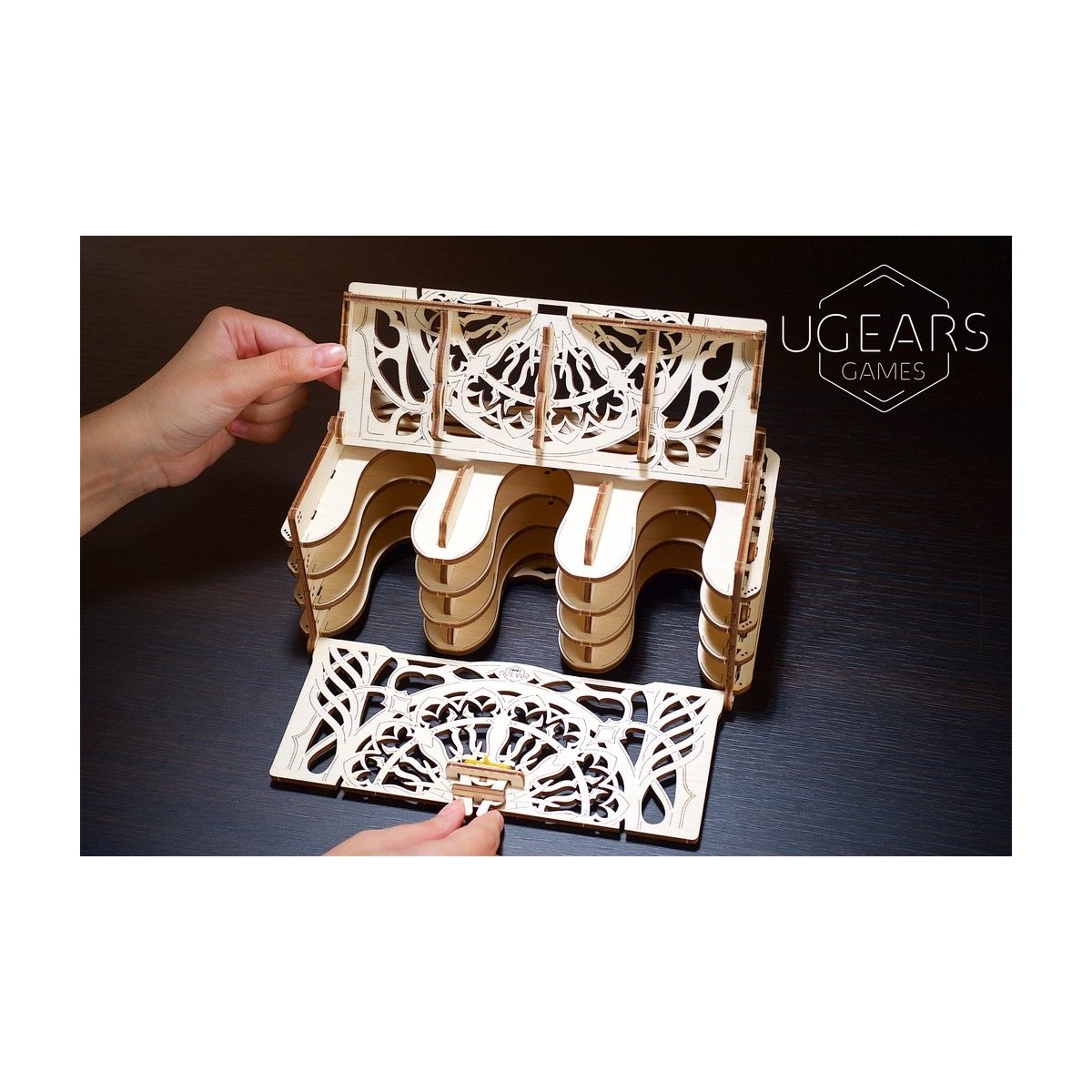 Coffret à cartes 3D bois UGEARS UGEARS UG-70068 - 7
