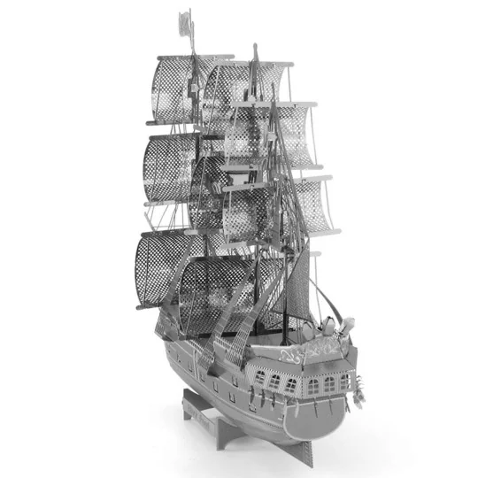 ICX016-Iconx Pirate Ship Black Pearl Metal Earth - ICX016